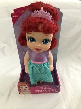 Disney Princess Little Mermaid Deluxe 12" Ariel Baby Doll with Tiara